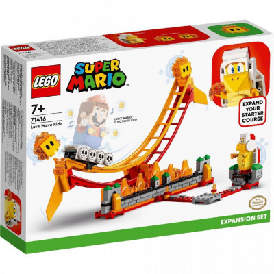 Lego super mario set de extindere plimbare pe valul de lava 71416 foto