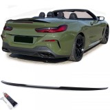Spoiler sportiv spate cu luciu negru, potrivit pentru BMW Seria 8 G14 F91 Cabriolet din 18 Performance AutoTuning