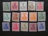 GERMANIADEUTSCHES REICH SERIE MNH/MH=233, Nestampilat