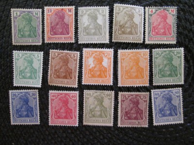 GERMANIADEUTSCHES REICH SERIE MNH/MH=233 foto