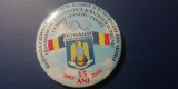 M3 N2 7 - insigna - militar - transmisiuni - Asociatie rezervisti 15 ani - 2018, Romania de la 1950