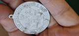 Medalie regalitate comemorativa NUNTA Principesei Maria ( Mignon ) cu Regele Alexandru I , al Iugoslaviei , iunie 1927