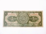 Rară! Mexic 1 Peso 1948,bancnota din imagini la cel mai mic preț