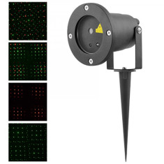 Laser Gradina tip Star Shower Puncte Rosii Verzi Senzor Lumina lZ15 YXCPD-09 foto