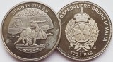 2619 Ordinul din Malta 100 Liras 2004 Spain in the EU UNC
