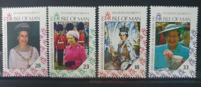 Isle of Man 1992, regina Elisabeta, MNH foto