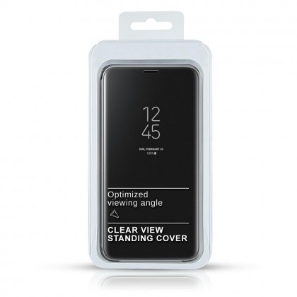 Husa Flip Carte CLEAR VIEW Samsung S911 Galaxy S23 Negru