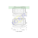 Set placute frana punte fata Icer IE181389-203, Mercedes Clasa C, Clasa C, Clk, Cls, Clasa E, Clasa M, Clasa S, Clasa S Cupe, Sl, Sl, Slk
