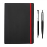 Set Parker stilou si pix Jotter negru cu agenda