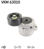 SKF VKM 63010 rola intinzator,curea transmisie