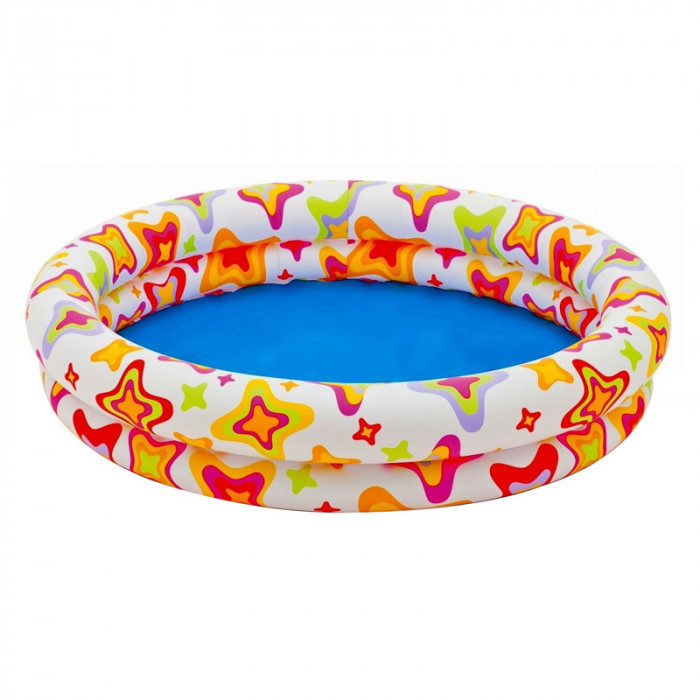 Piscina gonflabila pentru copii Intex Fancy Stars, 122 x 25 cm