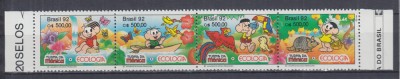 BRAZILIA 1992 FLORA FAUNA ECOLOGIA MNH foto