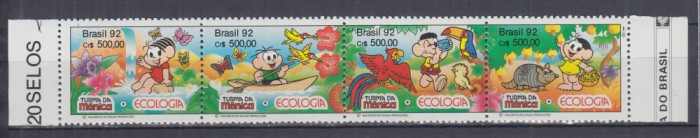 BRAZILIA 1992 FLORA FAUNA ECOLOGIA MNH