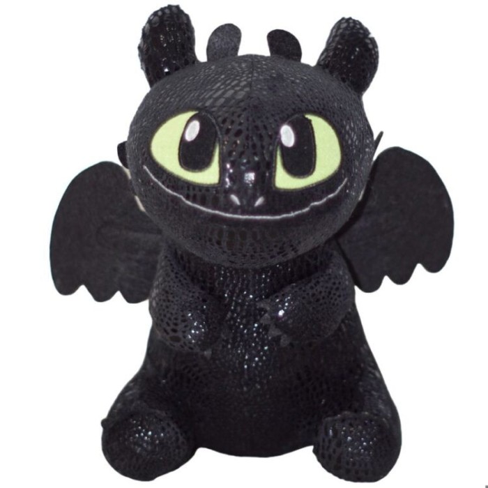 Jucarie din plus, Dragonul Toothless, Furia Noptii, 22CM