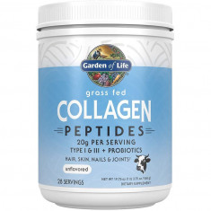 Supliment alimentar Garden of Life Peptide de colagen cu probiotice 560g
