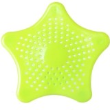 Cumpara ieftin Sita Protectie Scurgere cu Ventuze din Silicon pentru Chiuveta Cada Dus Sifon 15 x 15 cm Verde, Oem