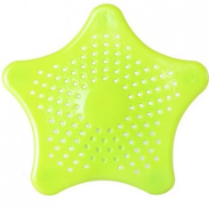 Sita Protectie Scurgere cu Ventuze din Silicon pentru Chiuveta Cada Dus Sifon 15 x 15 cm Verde