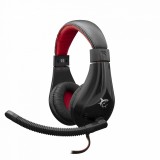 Cumpara ieftin Casti Gaming White Shark SERVAL, Micorfon, Sunet clar, Ergonomic, Compatibil PS4, Negru/Rosu