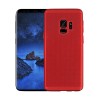 Husa Samsung Galaxy S9 Mesh Red, PC Premium, Anti-alunecare, Anti-amprenta, Design Slim