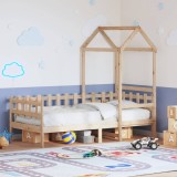 vidaXL Pat de zi cu acoperiș, 80x200 cm, lemn masiv de pin 3282312