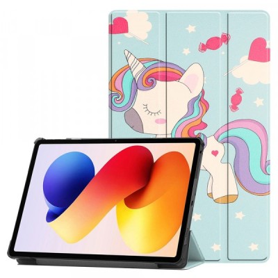 Husa pentru Xiaomi Redmi Pad 2 Pro, Techsuit, FoldPro Unicorn, Multicolor foto