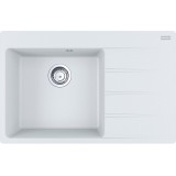 Chiuveta Fragranite CNG 611/211-78 DR Bianco, 78x50 cm, Cuva stanga, Alb, Franke
