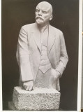 Statuie LENIN - Carte postala propaganda, perioada comunista, uniunea sovietica, Necirculata, Fotografie