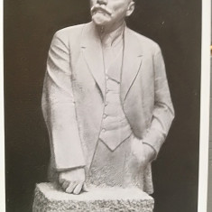 Statuie LENIN - Carte postala propaganda, perioada comunista, uniunea sovietica