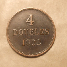 GUERNSEY 4 DOUBLES 1902