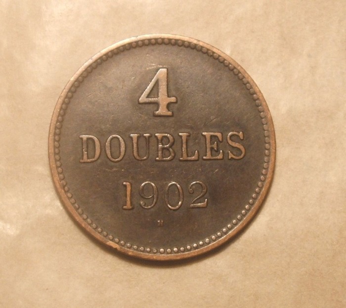 GUERNSEY 4 DOUBLES 1902