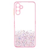 Husa Samsung Galaxy A13 5G, TPU Gradient Glitter, Roz Stralucitor