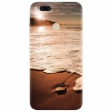 Husa silicon pentru Xiaomi Mi A1, Sunset Foamy Beach Wave