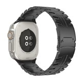 Curea Titanium Metal Bracelet pentru Apple Watch, 42/44/45/49mm, neagra