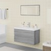 VidaXL Set de mobilier de baie, gri sonoma, lemn prelucrat 3120352