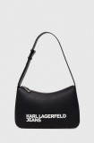 Karl Lagerfeld Jeans poseta culoarea negru, 245J3007