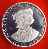 (M1484) MONEDA GERMANIA - 10 EURO 2013, LIT. D, 200 ANI NASTEREA RICHARD WAGNER - PROOF