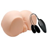 Masturbator Crazy Bull Realistic Vagina&amp;Ass, Multispeed, TPR, Natural, 3.1 kg