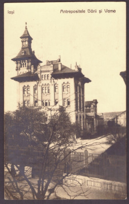 5148 - IASI, Antrepozitele Garii si Vama, Romania - old postcard - used foto