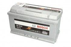 Baterie BOSCH 12V 100Ah 830A S5 (R+ Borna standard) 353x175x190 B13 - flansa montare 10.5 mm foto