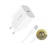 Incarcator Retea Cu Cablu USB-C Tech-Protect NC20W 20W 3A 1 x USB-C Alb