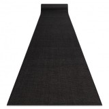 Traversa sisal Floorlux model 20433 negru , 100 cm, Dreptunghi