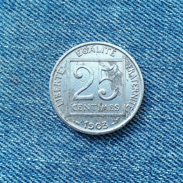 1b - 25 Centimes 1903 Franta