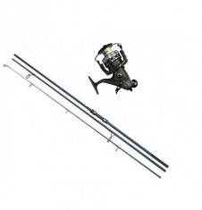 1 x lanseta fishing master 3,9 m si 1x mulineta eagle strong yl.t-q6000 10+1 foto