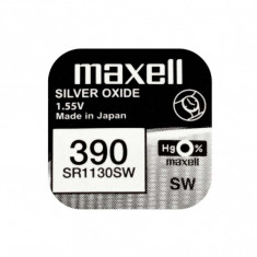 Baterie ceas Maxell SR1130SW V390 SR54 1.55V oxid de argint 1buc