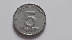 RDG , 5 Pfennig 1950 foto