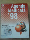 Agenda Medicala 1998, Editura Medicala, 1282 Pagini, Coperta Cartonata