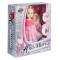 Păpușă Interactivă Idea, Ana Maria, Vorbitoare, Păr Blond, Rochie Roz