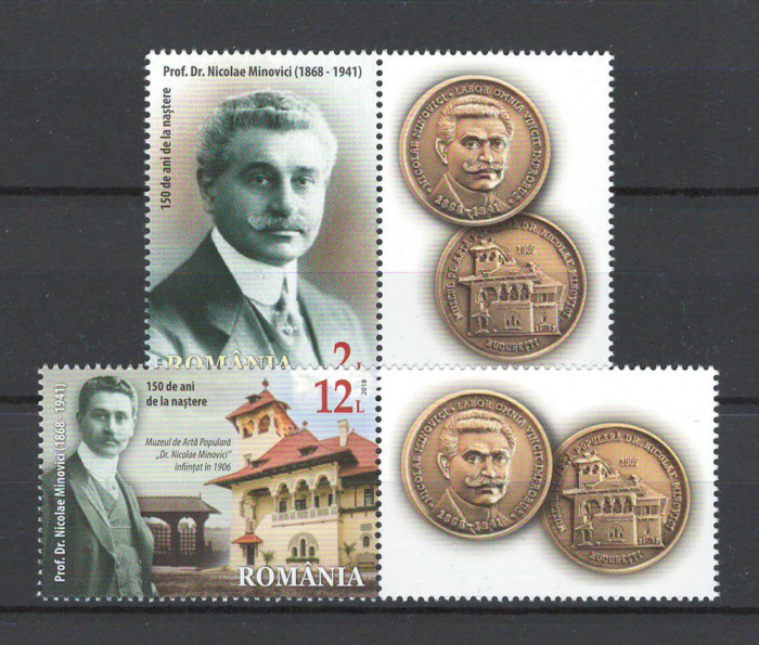 Romania 2018 - LP 2217 a nestampilat - 150 de ani Nicolae Minovici