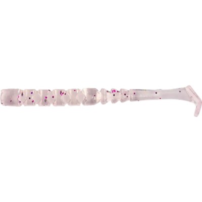 Grub Mustad Aji Paddle Tail Clear Purple Glitter, 5cm, 12buc/pac foto