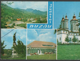 CPI B 11753 CARTE POSTALA - JUDETUL BUZAU, MOZAIC, Circulata, Fotografie